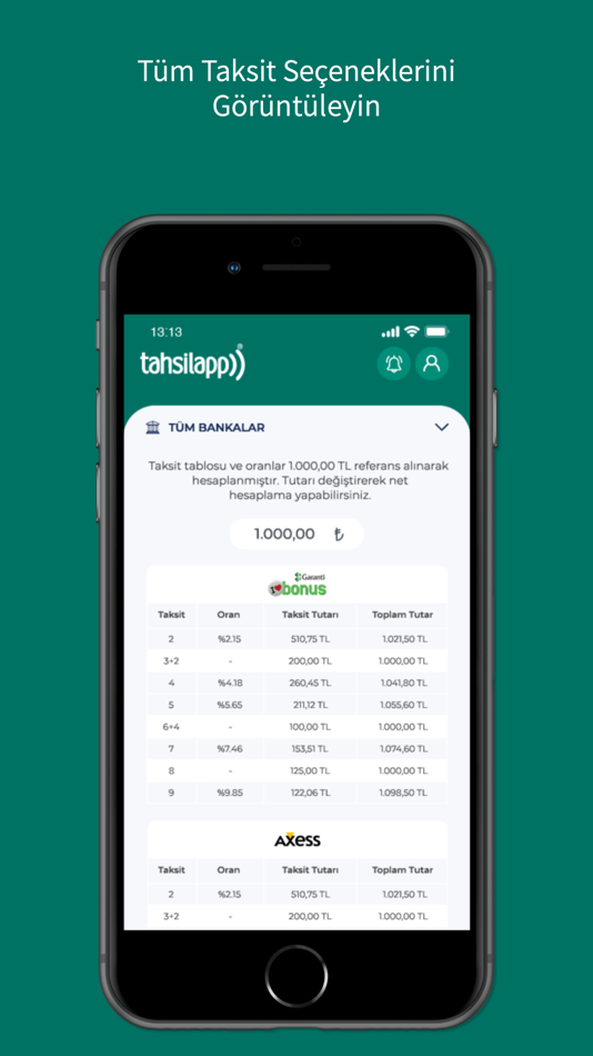 #8. Tahsilapp (iOS) 由: NT BILGI TEKNOLOJILERI SANAYI VE TICARET LIMITED SIRKETI