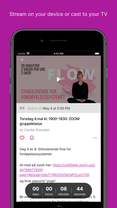OnlineYoga Screenshot