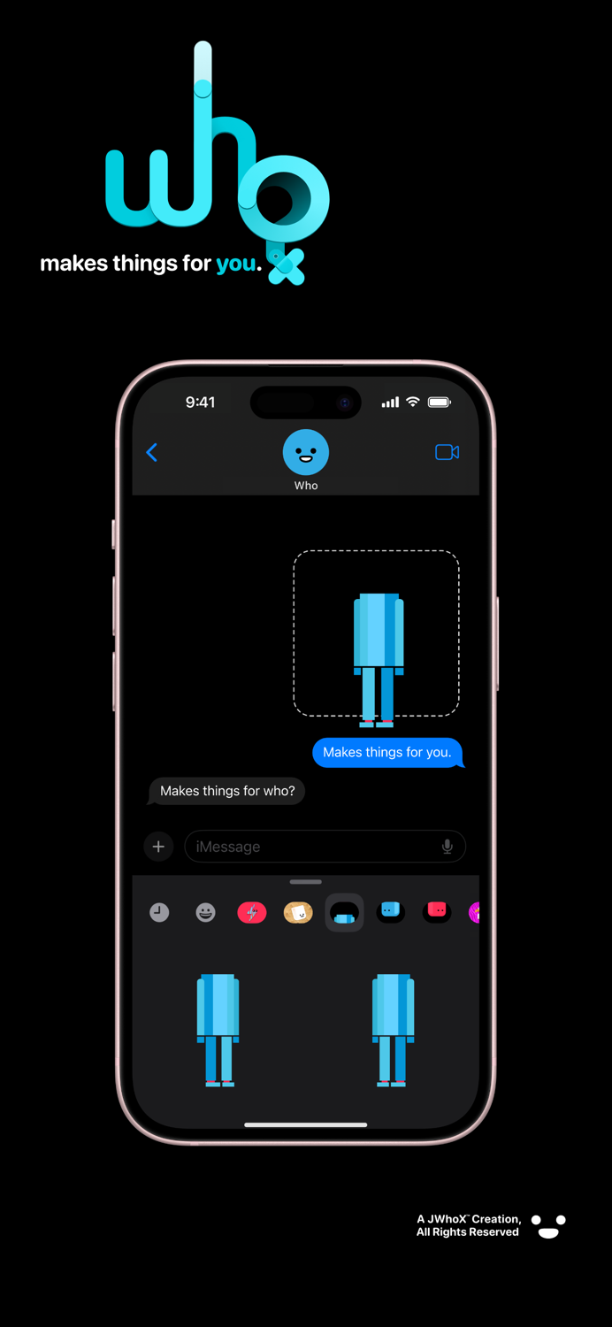 JWhoX GET Make Friends Sticker