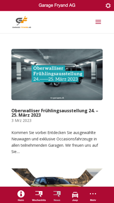 Screenshot 3 of Garage Fryand AG App