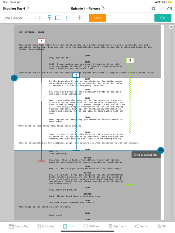 LockitScript iPad screenshot 7 - Productivity app