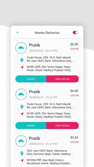 Pick Courier Screenshot