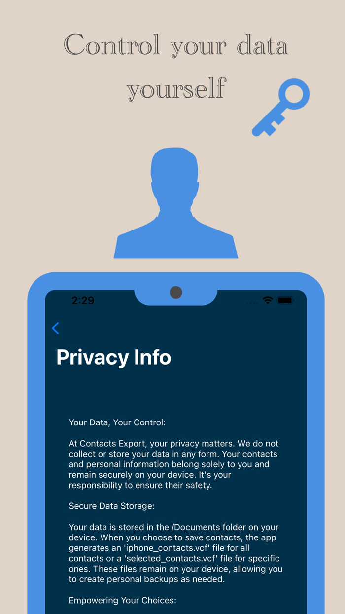 Contacts Export - Easy Copy