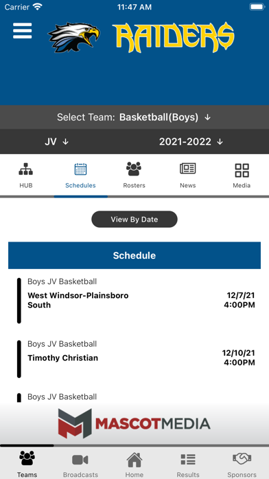 North Brunswick Athletics Screenshot