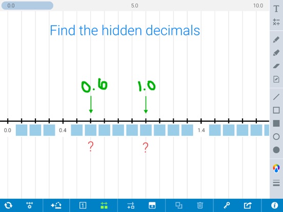 Number Line, by MLC iPad screenshot 5 - Education app