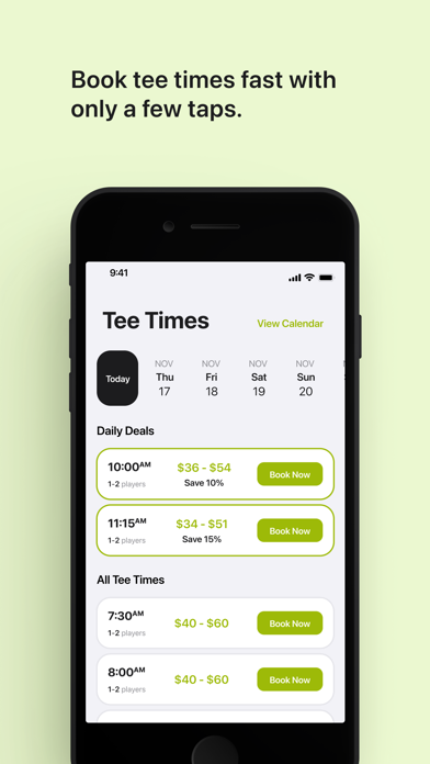 Pearland Golf Club Tee Times Screenshot