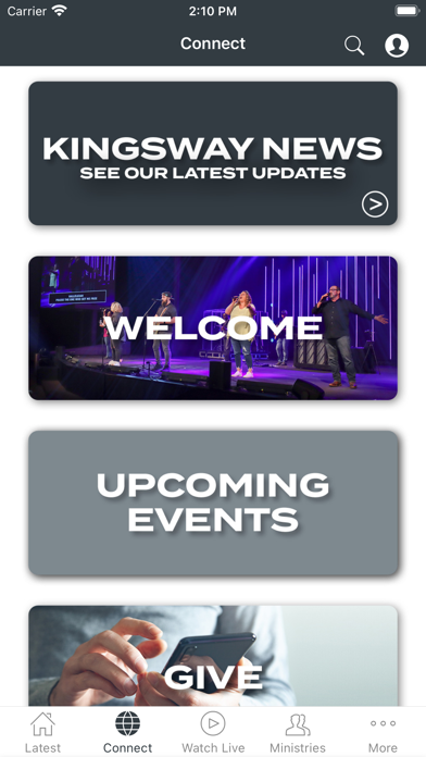 Kingsway Christian Church Screenshot