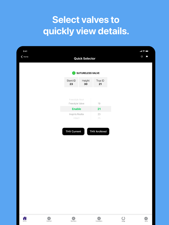 Valve In Valve iPad screenshot 4 - Medical app