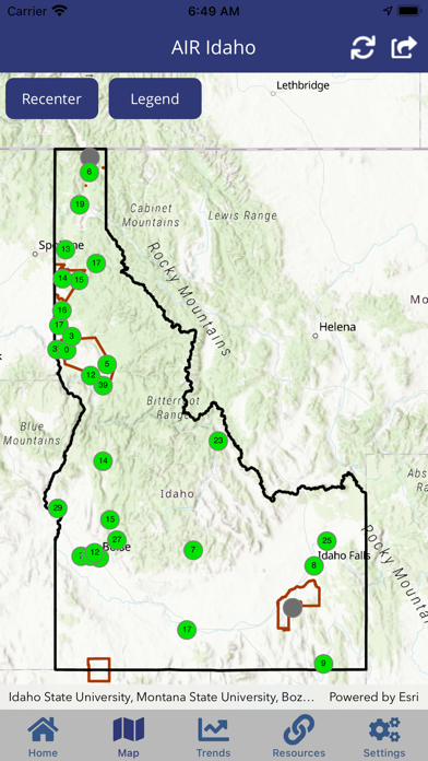 AIR Idaho Screenshot