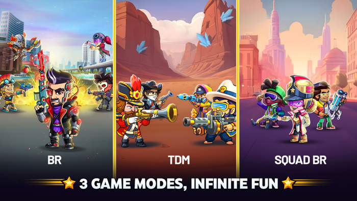 Battle Stars 4v4 TDM and BR