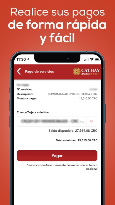 Cathay Banca Móvil Screenshot