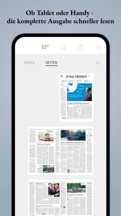 JUNGE FREIHEIT Screenshot