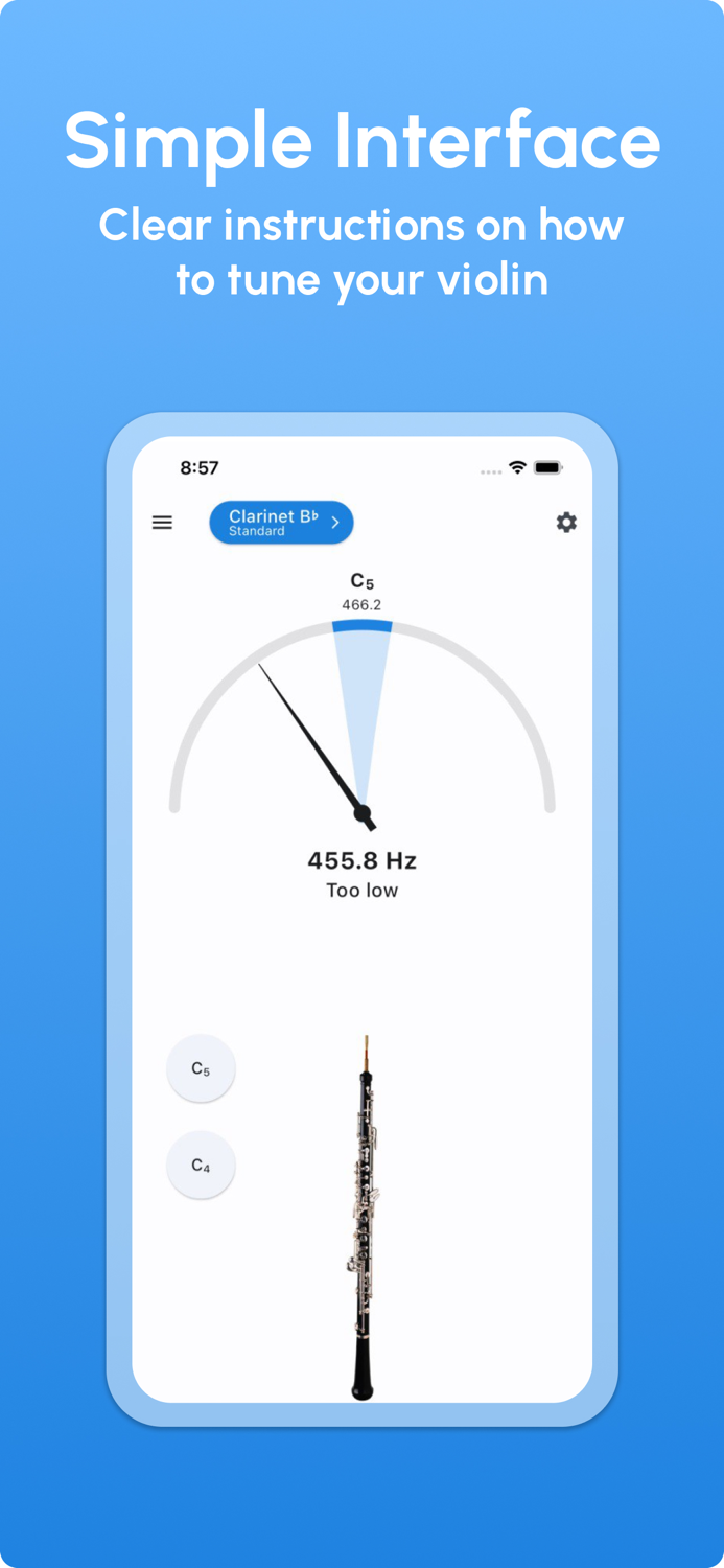 Clarinet Tuner - LikeTones