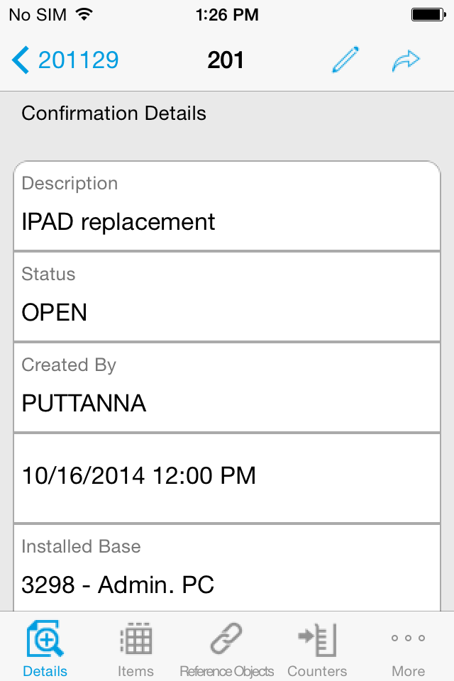 SAP CRM Service Manager
