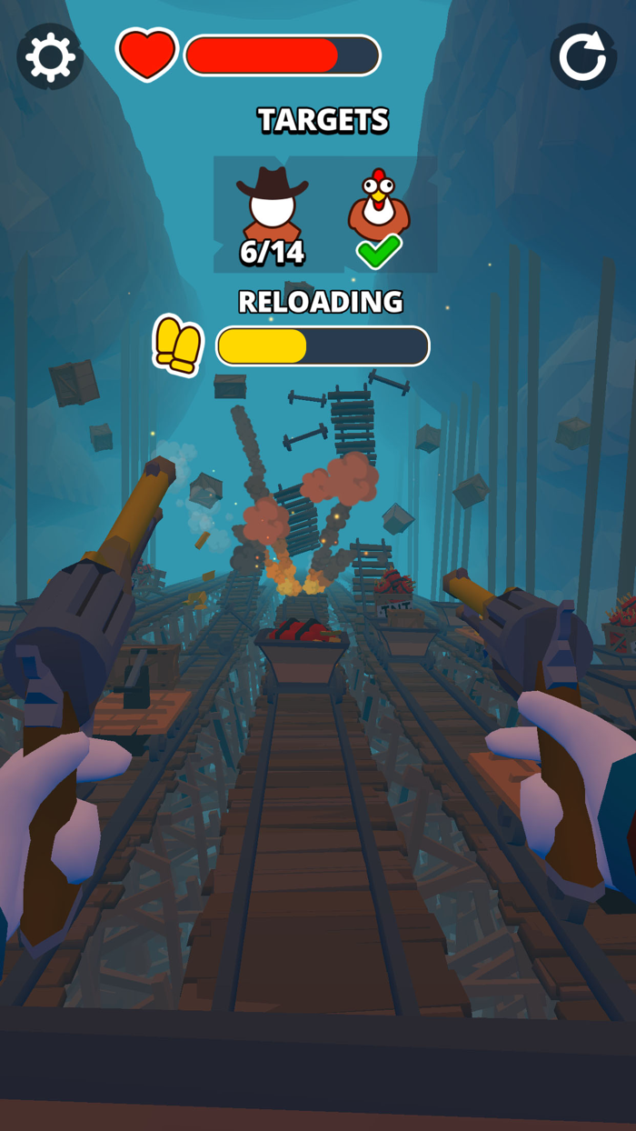 Stickman sniper western gun