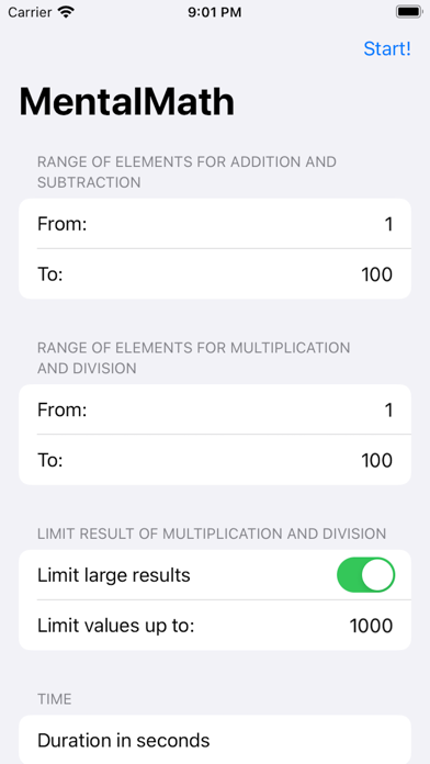 Mental Math Extreme Screenshot