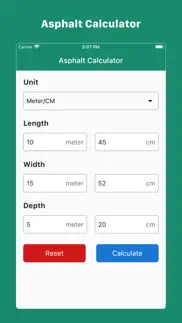 asphalt calculator - hot mix iphone screenshot 2