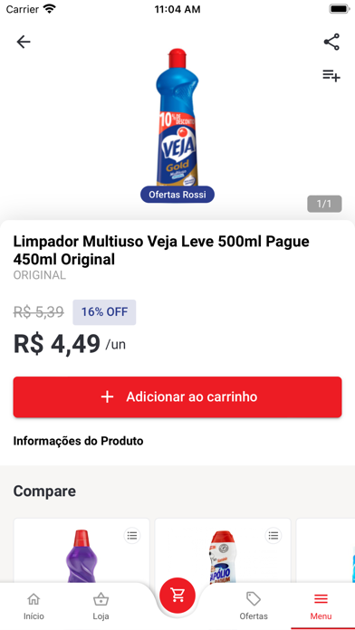 Rossi Delivery - Supermercado Screenshot