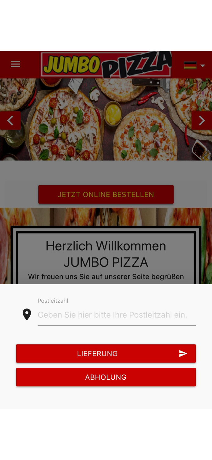 Jumbo Pizza