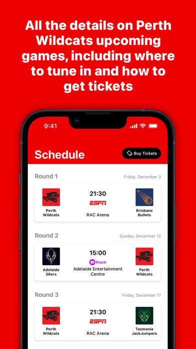 Perth Wildcats screenshot 4