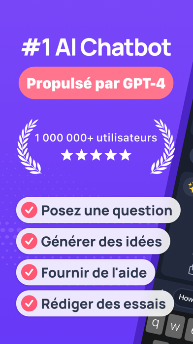 Screenshot #1 pour AI Chat & Chatbot d'Écriture