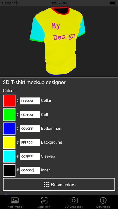 3D T-shirt Mockup Designerのおすすめ画像4