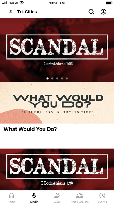 Tri-Cities Church Screenshot