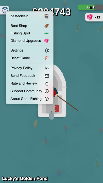 Gone Fishing Game Screenshot