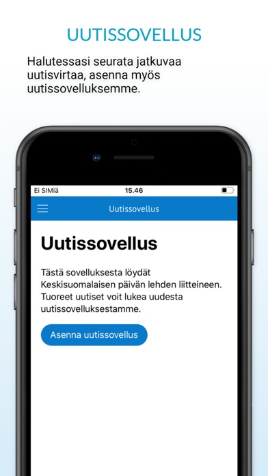 Keskisuomalainen, päivän lehti Screenshot