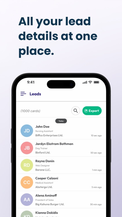 Caplead - Lead Capture App screenshot-3