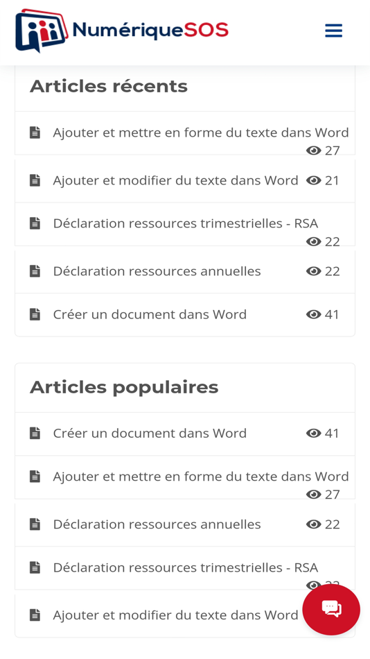 #1. Numérique SOS (iOS) 由: Abdelghani MOHSEIN