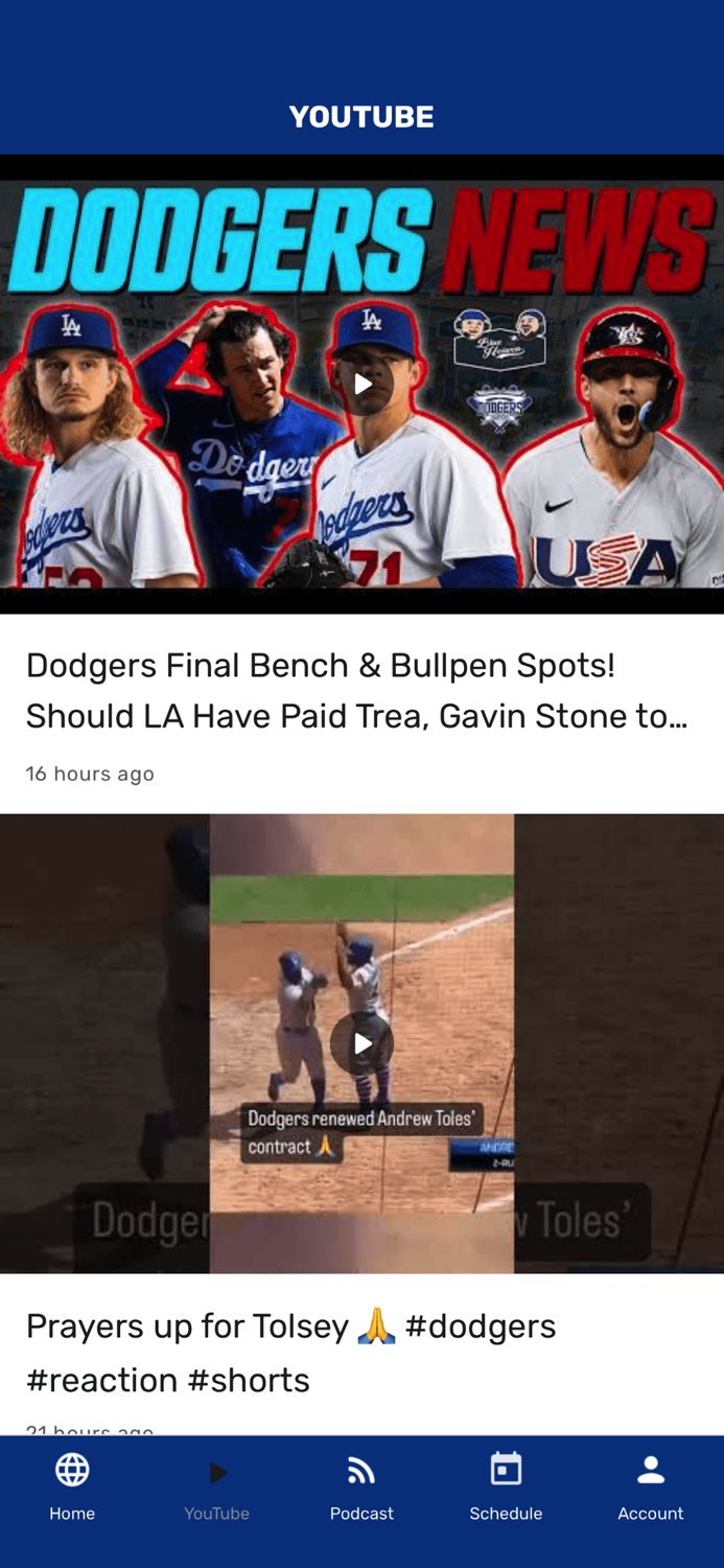 Dodgers Nation Fan App