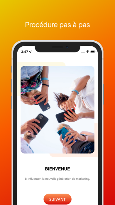B-influencer Screenshot