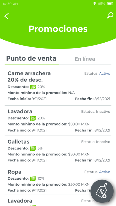 ExtraCoupon Tienda Screenshot