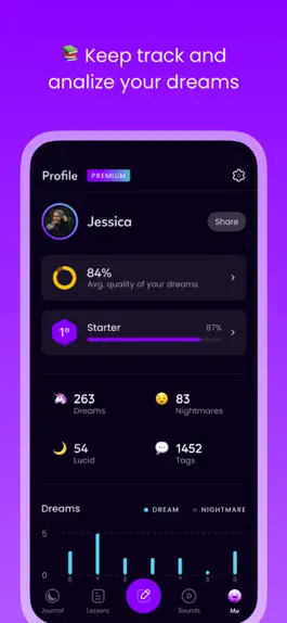 Game screenshot Dreamind: AI Dream Journal hack