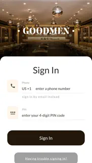 goodmen restaurant iphone screenshot 1