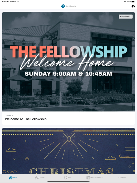 The Fellowship KTX iPad screenshot 1 - Lifestyle app