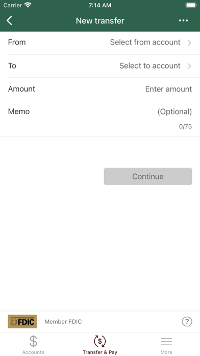First National Bank of Hope Screenshot