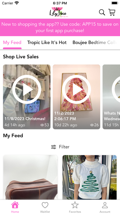 Lily Jane Boutique Screenshot