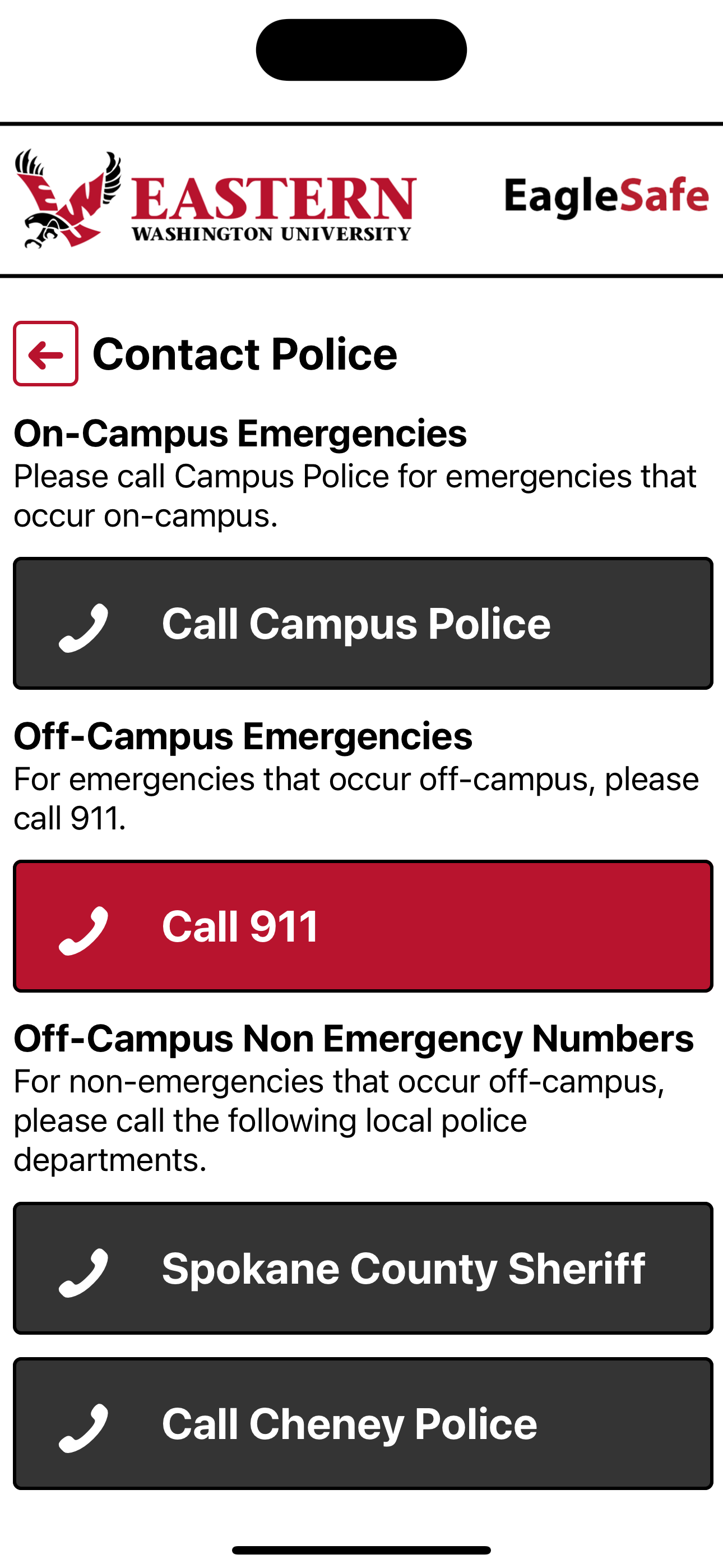 EagleSafe EWU