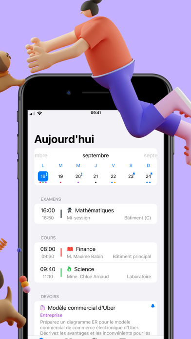 Screenshot #3 pour Agenda Scolaire - Horaires