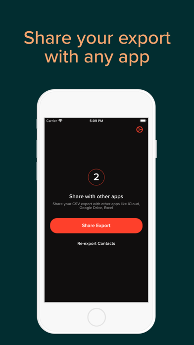 Screenshot #2 pour Simple Contact Exporter