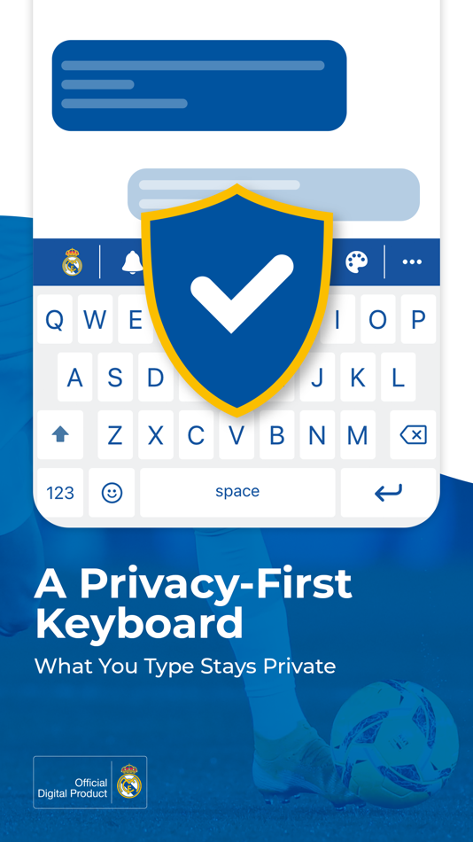 #5. Real Madrid Keyboard (iOS) 由: Real Madrid C.F.