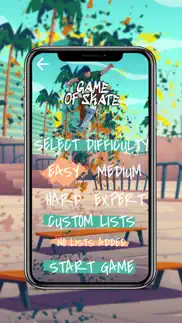 game of skate! iphone screenshot 3