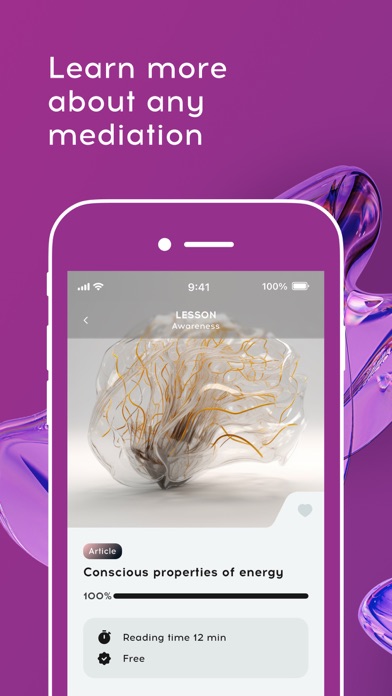 Meta Meditation Guided Breathe Screenshot