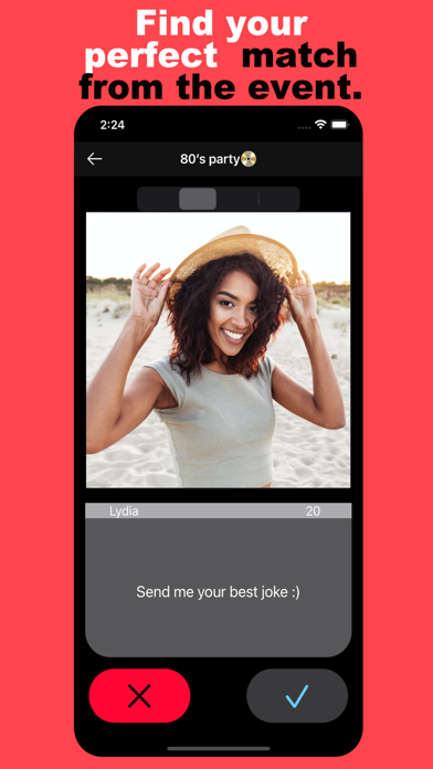Matchvent iPhone screenshot 2 - Social Networking app