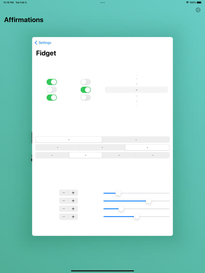 Affirmations - Care Reminders