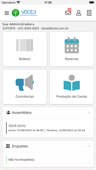 Vésta Condomínios Screenshot