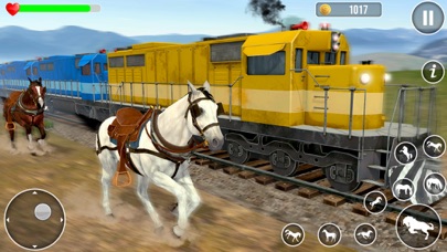 Virtual Wild Horse Family Game Screenshot
