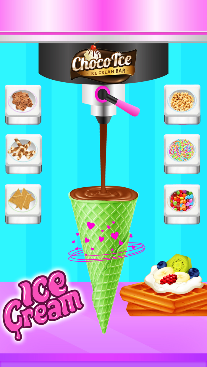 Sweet Ice Cream Making Game